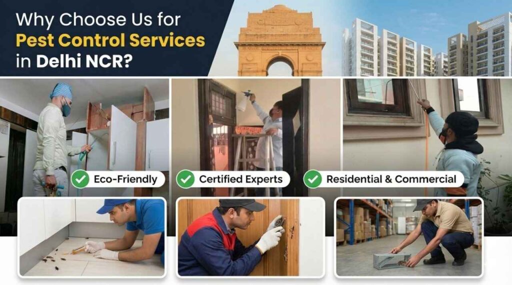 Why Choose Us for Pest Control Services in Delhi NCR?
